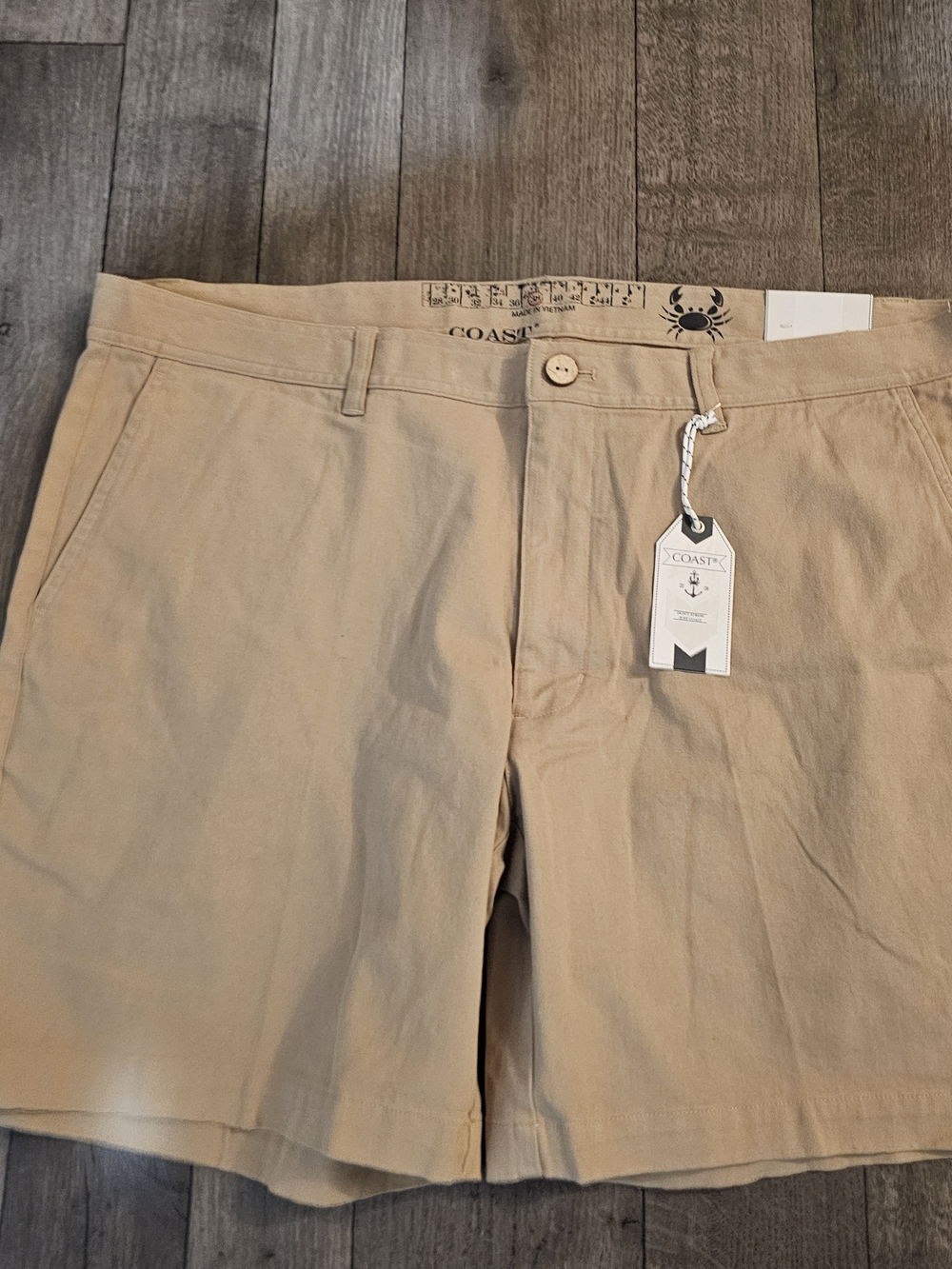 Coast Khaki Cotton Shorts with Tag Size 38{bx19}